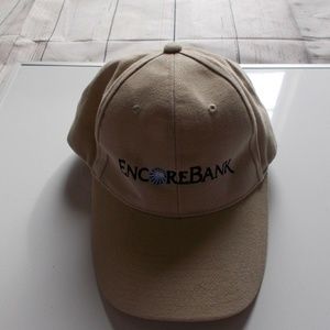 BULLET LINE HEADWEAR ENCOREBANK  HAT BEIGE EMBROI